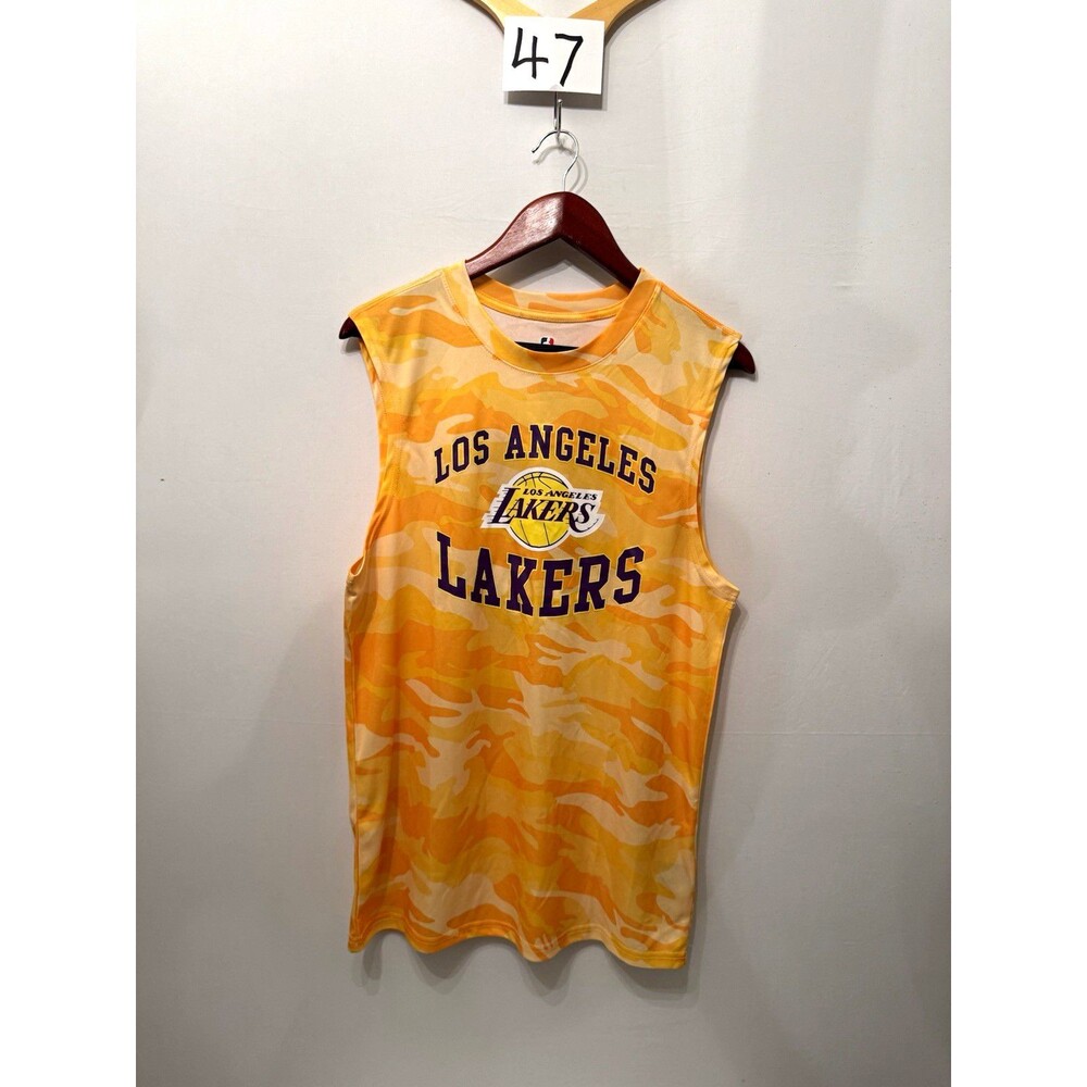 NBA Los Angeles Lakers LeBron James #6 Sleeveless Jersey Small Yellow Polyester